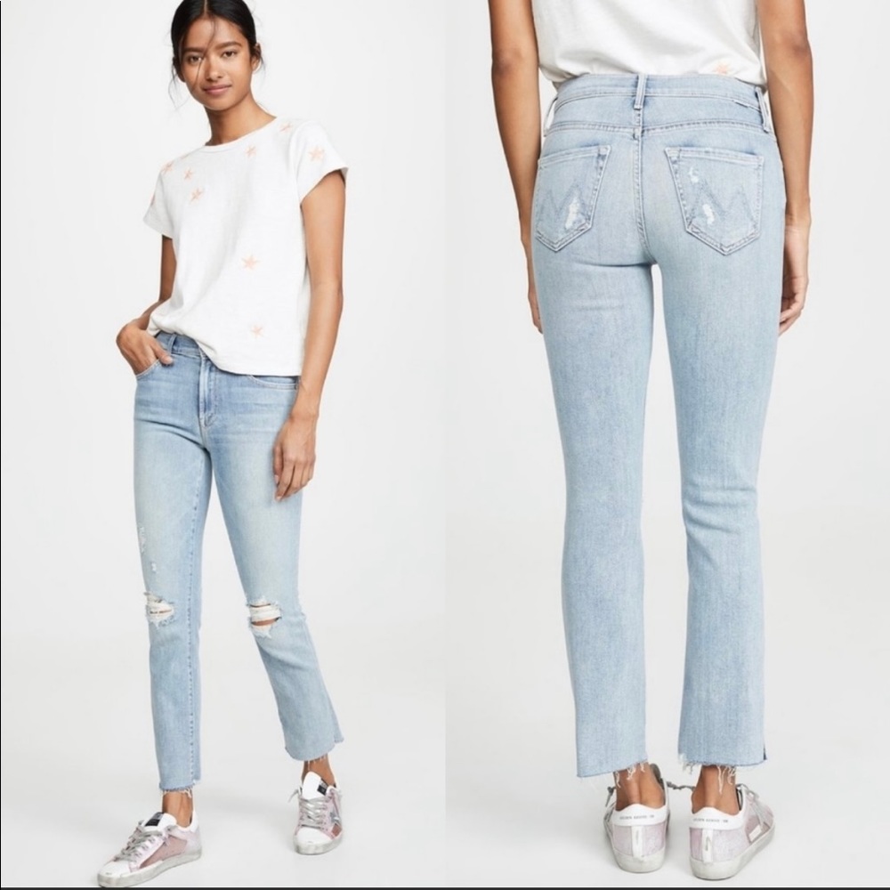 Mother Rascal Ankle Snippet Jeans - image 1